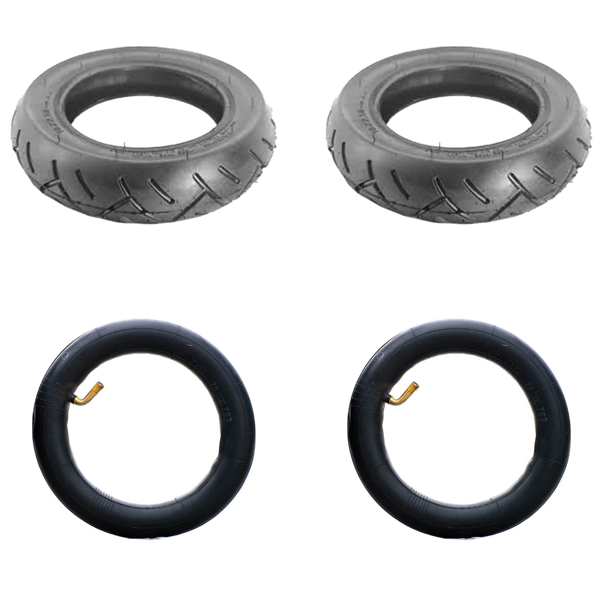 Pair of 10" Tyres and Tubes