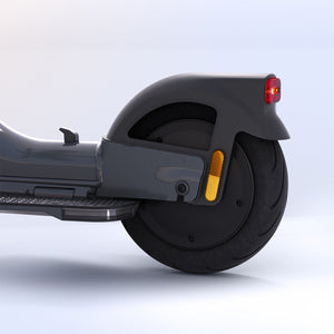 Pure Advance Flex Electric Scooter rear motor - Mercury Grey